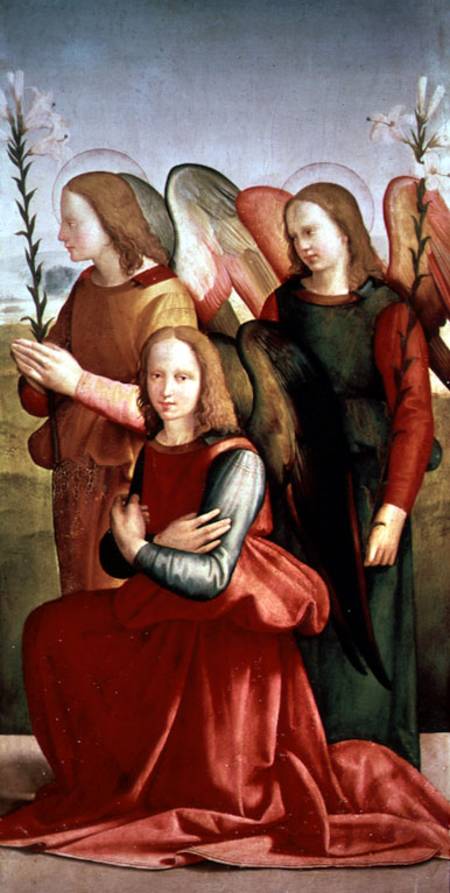 Three Angels (panel) de Ridolfo Ghirlandaio