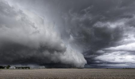 Thunderstorm over Farmland