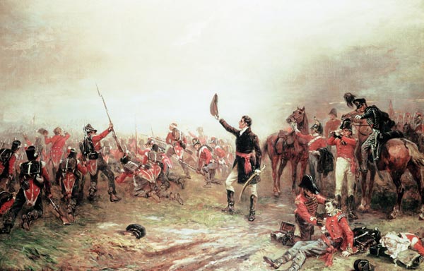 The Battle of Waterloo de Robert Alexander Hillingford