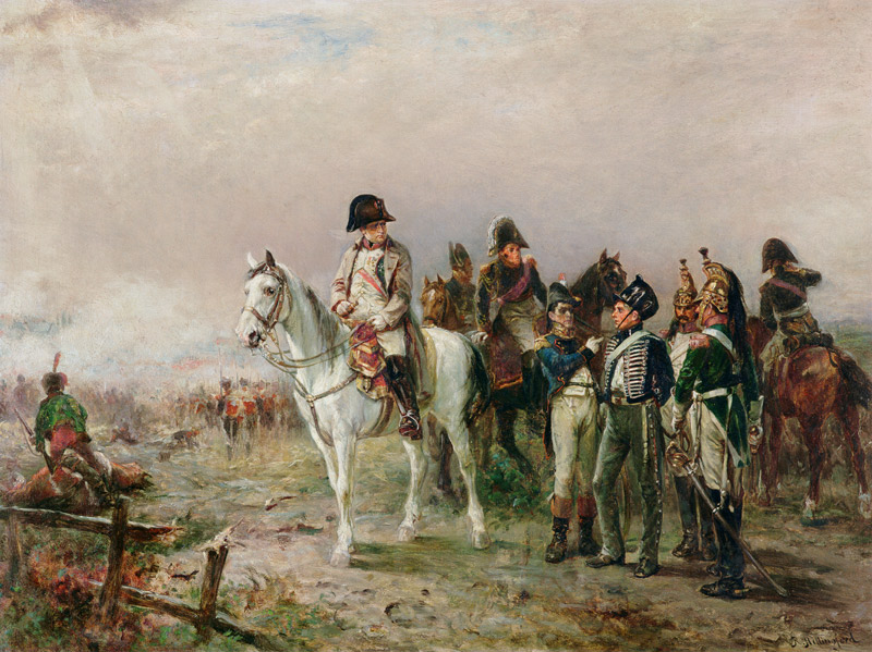 The Turning Point at Waterloo de Robert Alexander Hillingford