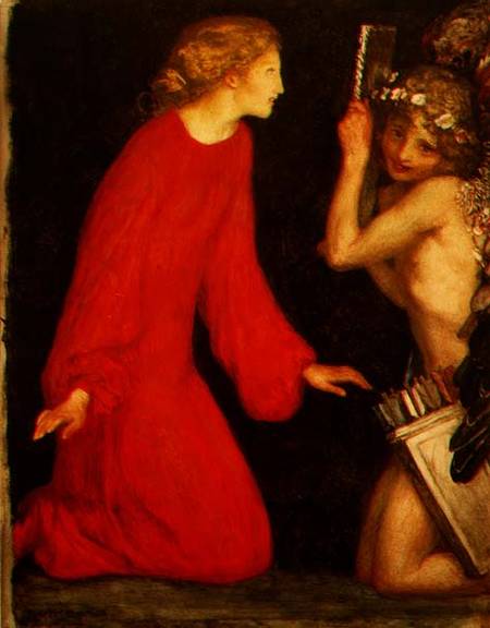 Cupid's Mirror de Robert Anning Bell