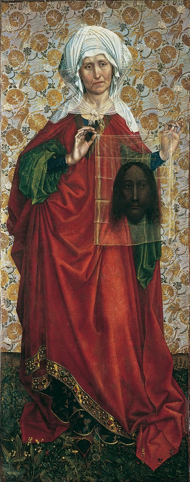 The Flémalle Panels: Saint Veronica de Robert Campin
