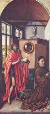 Johannes of the Täufer and brother Heinrich of Wer de Robert Campin