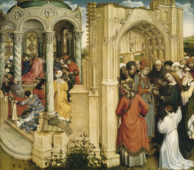 The Marriage of Mary and Joseph de Robert Campin