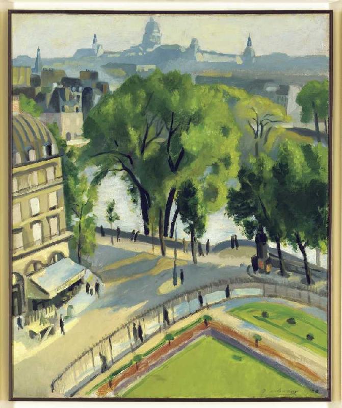 Ansicht des Quai du Louvre de Robert Delaunay