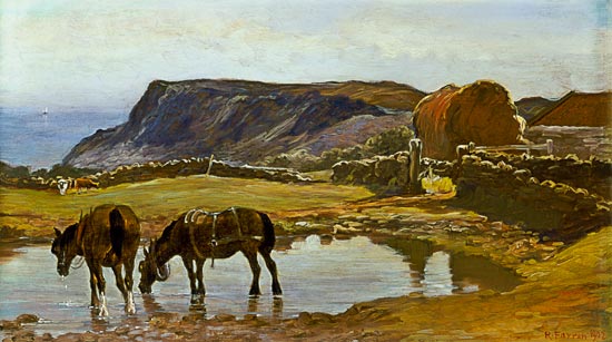 Watering the Horses de Robert Farren