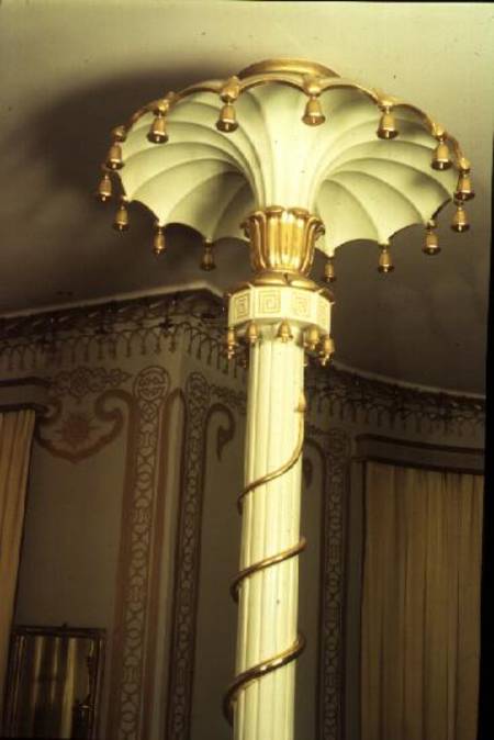 Detail of a column in the North Drawing Room de Robert Jones