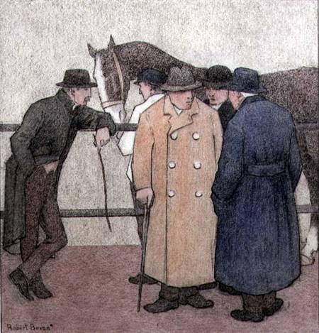 The Horse Dealers de Robert Polhill Bevan