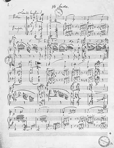 Third Sonata for piano and violin de Robert Schumann