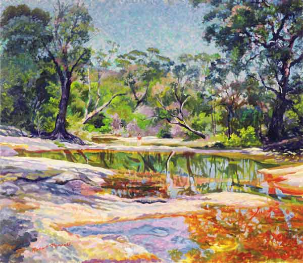 Wirreanda Creek, New South Wales, Australia (oil on canvas)  de Robert  Tyndall