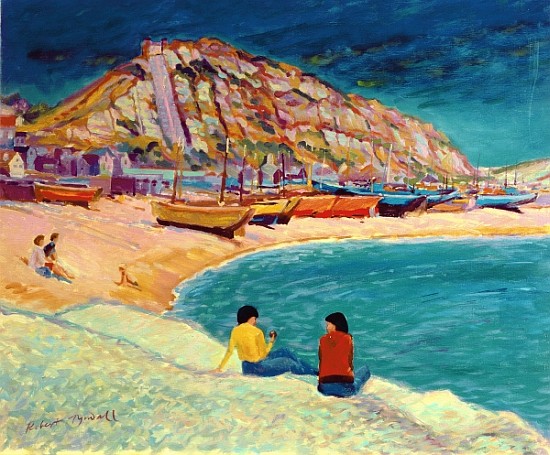 Hastings: beach scene de Robert  Tyndall