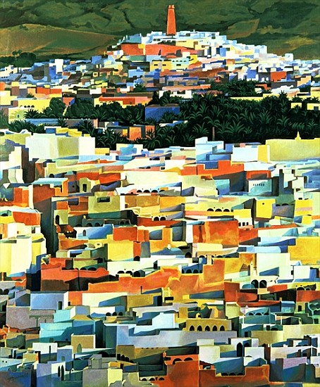 North African Townscape (oil on canvas)  de Robert  Tyndall