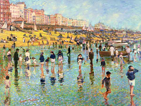 Passing Time on Brighton Beach  de Robert  Tyndall