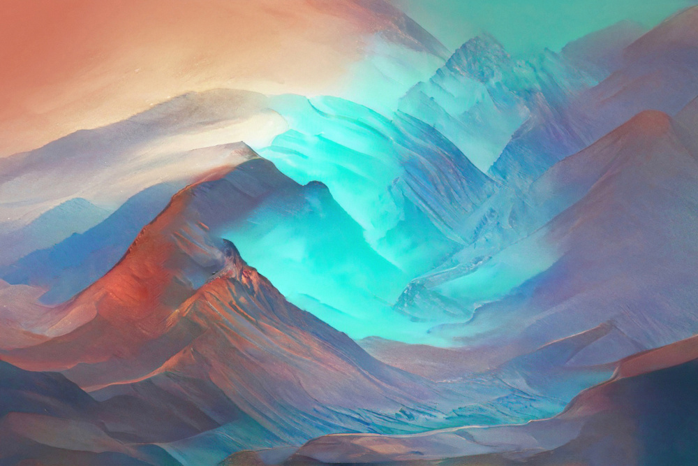 A Southwest mountain dreamscape de Robin Wechsler