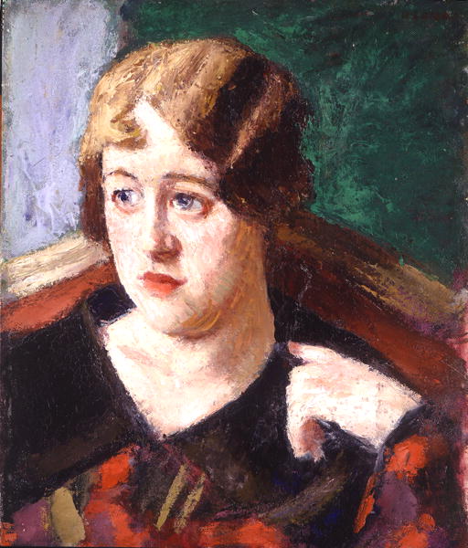 Head of an Irish Girl (oil on canvas)  de Roderic O'Conor