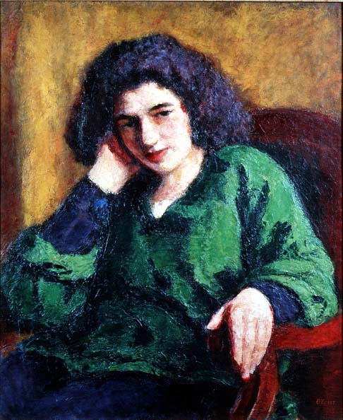 Portrait of Renee Honta, c.1920  de Roderic O'Conor
