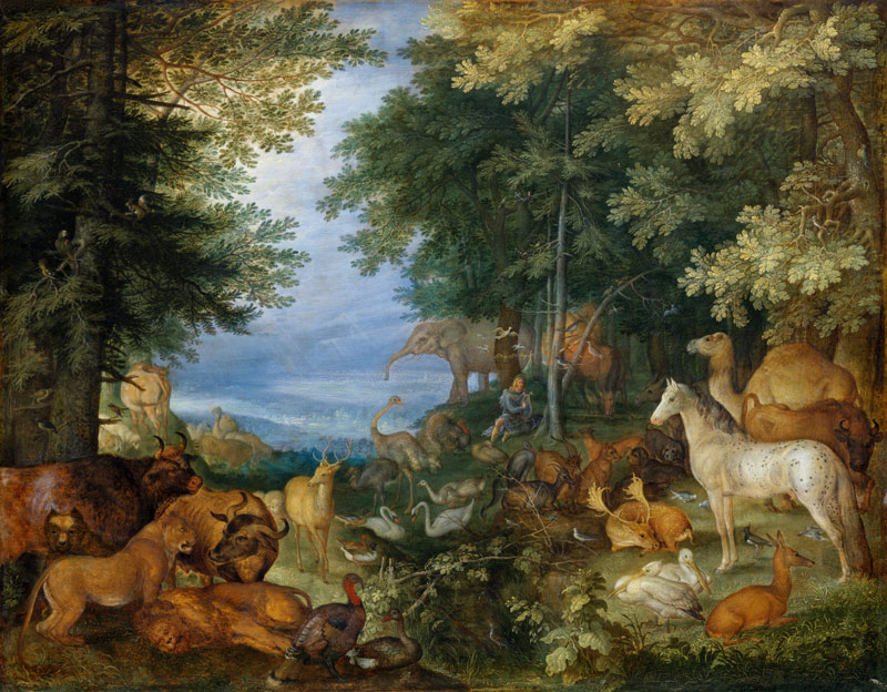 Orpheus Charming the Animals with His Music de Roelant Savery