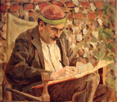 Portrait of John Maynard Keynes (1883-1946) de Roger Eliot Fry