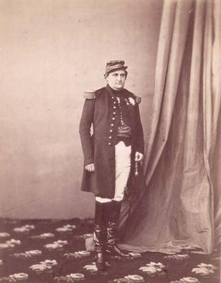 Napoleon-Joseph-Charles-Paul (1822-91) Prince Napoleon, 1855 (sepia photo) de Roger Fenton