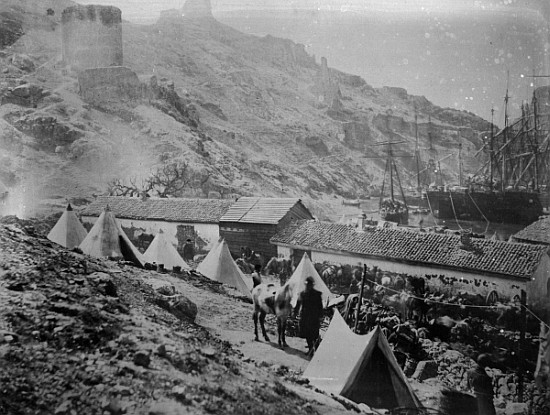 The Port at Balaklava during the Crimean War, c.1855 de Roger Fenton