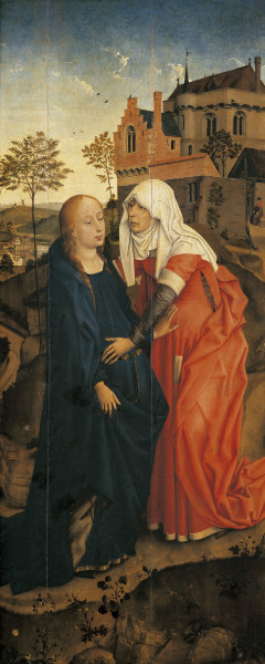 Rogier v.d.Weyden / Visitation / Paint. de Rogier van der Weyden