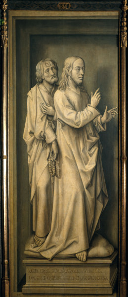 Rogier v.d.Weyden, Christ and Disciples de Rogier van der Weyden