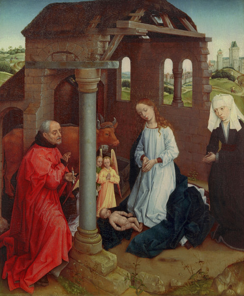 R.van d.Weyden (workshop),Christ s birth de Rogier van der Weyden