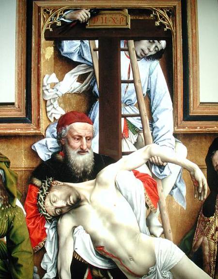 Joseph of Arimathea Supporting the Dead Christ de Rogier van der Weyden