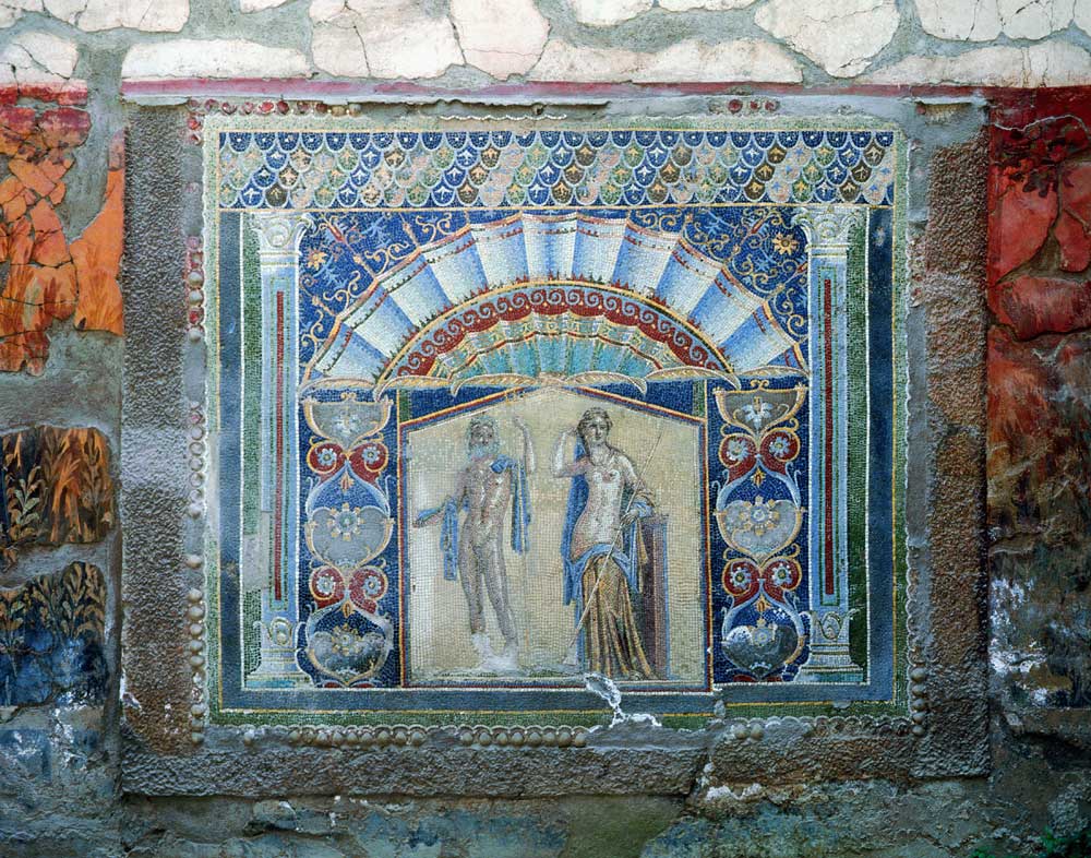 Mosaic from the House of Neptune and Amphitrite (mosaic) (for room see 113527) de Roman