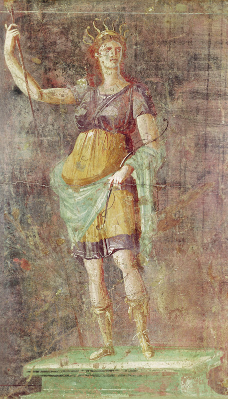 Statue of Diana, from Pompeii de Roman