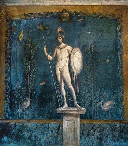 Statue of a nude soldier de Roman