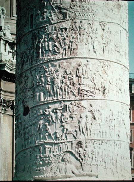 The Battle against the Dacians, detail from Trajan's Column de Roman