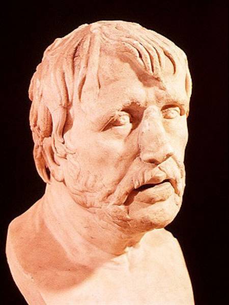 Bust of Seneca (4 BC-65 AD) de Roman