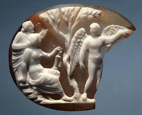 Cameo depicting Icarus and Daedalus, 27 BC-AD 14 (sardonyx) de Roman