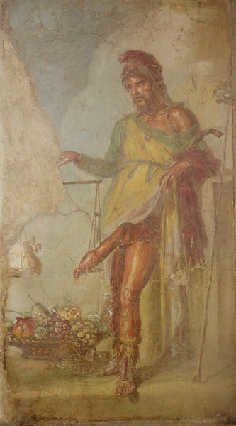 Priapus, from the Casa dei Vettii (House of the Vettii) de Roman