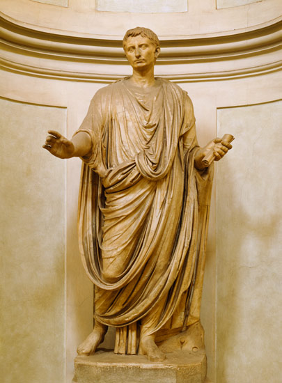 Emperor Augustus (63 BC-14 AD) de Roman