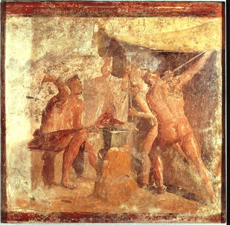 The Forge of Vulcan, from House VII, Pompeii de Roman