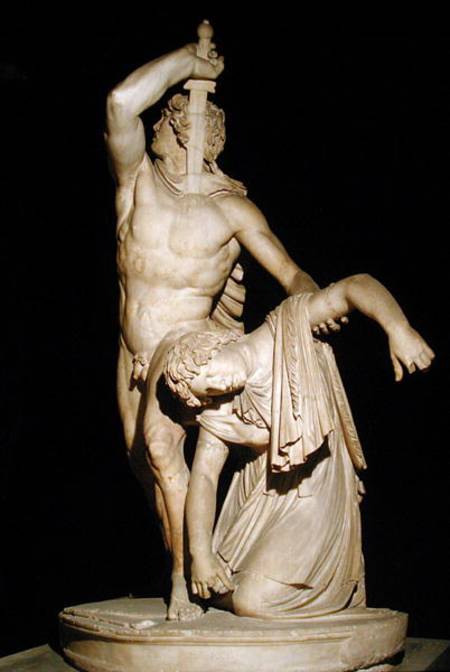 A Gaul Killing Himself having Killed his Wife before the Enemy, also known as Paetus and Arria, Roma de Roman