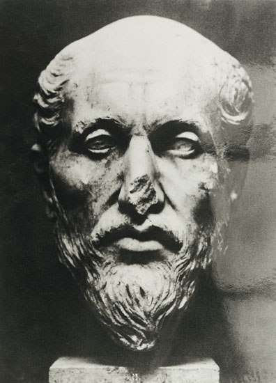 Head of Plotinus (205-270) de Roman