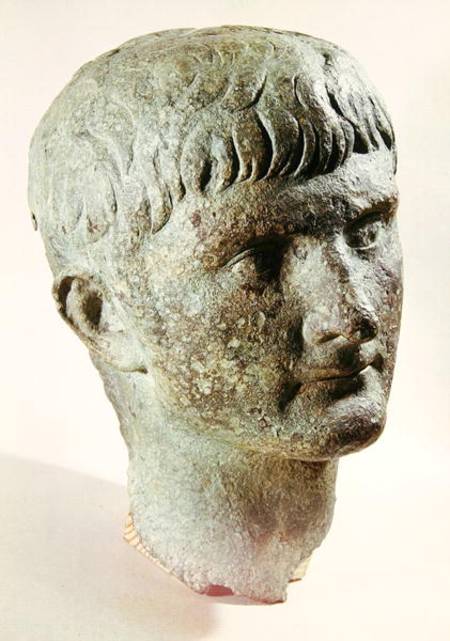 Head of Tiberius (42 BC-AD 37) de Roman