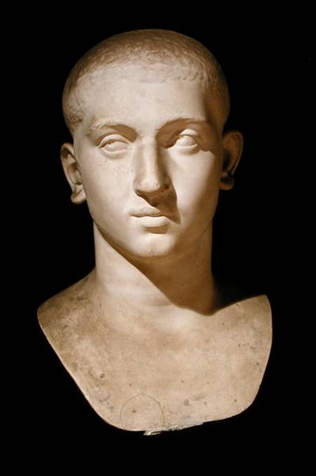 Portrait bust of Emperor Severus Alexander (AD 205-35) de Roman