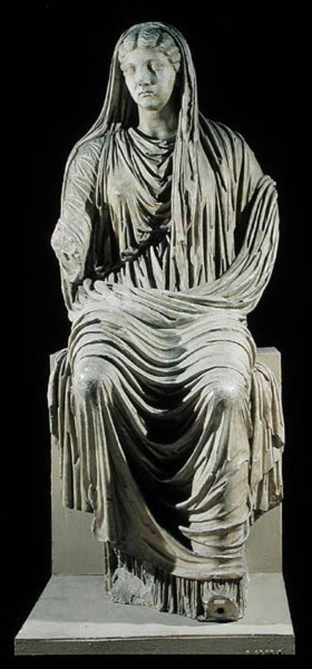 Posthumous statue of Livia (58 BC-AD 29) from Velleia de Roman