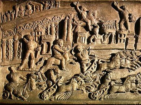 Relief depicting games at the Circus Maximus de Roman