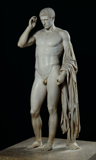 Marcellus, variously identified as Germanicus, Caesar and Octavian de Roman
