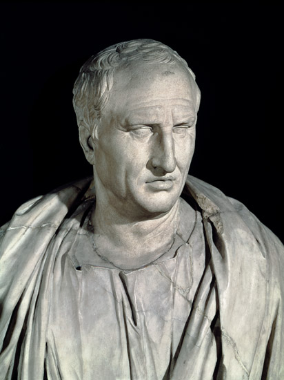 Bust of Marcus Tullius Cicero (106-43 BC)  (detail of 168173) de Roman