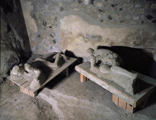 Two bodies in the House of Fabius Rufus (photo) de Roman 1st century AD