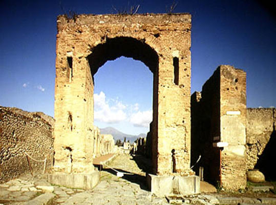 Arch of Caligula (photo) de Roman 1st century BC