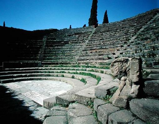 View of the Teatro Piccolo (photo) de Roman 1st century BC