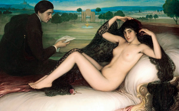 Venus of Poetry de Julio Romero de Torres