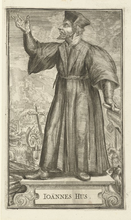 Portrait of John Hus de Romeyn de Hooghe